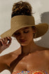 Luli Fama Luli Hat Gold Shimmer Visor